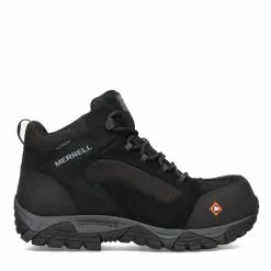 Men's Merrell, Moab Onset Mid Waterproof Comp Toe Work Boot - Wide Width -Shoes Sales 2023 1 2157788 ZM 1