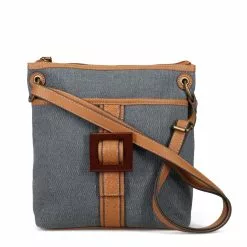 Women's Bueno Of California, Linen Crossbody With Woven Strap