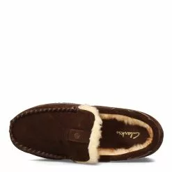 Men's Clarks, Venetian Moccasin Faux Fur Slipper -Shoes Sales 2023 1 2324188 ZM 5