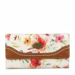 Women's B.o.c, Floral Impressions Accordion Wallet