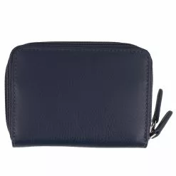 Intercontinental Leather Ind Women's ILI, Double Zip Credit Card Holder